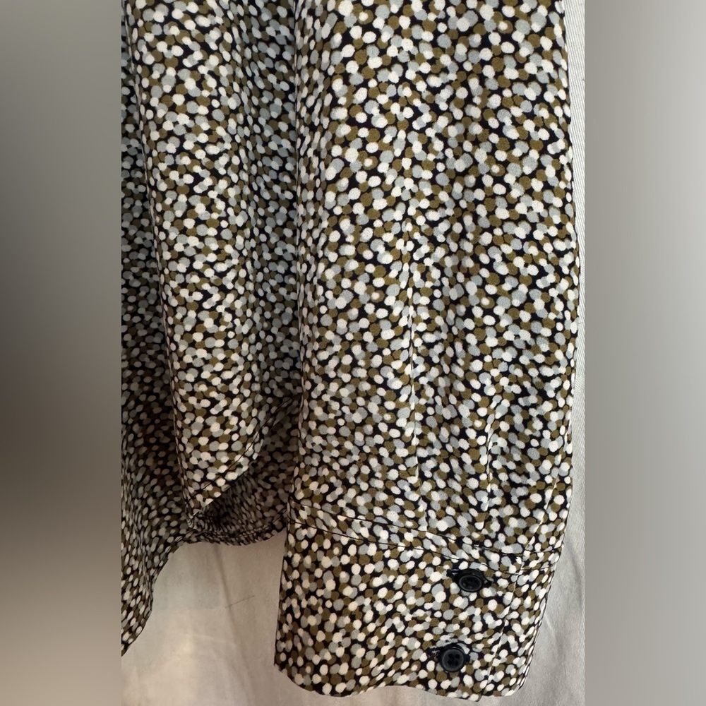 Ann Taylor Multicolor Patterned Blouse - Euc - image 3